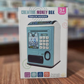 Electronic ATM Piggy Bank for Kids - Automatic Money Saving Box with Password & Fingerprint Lock | Educational Toy with Music & Stories